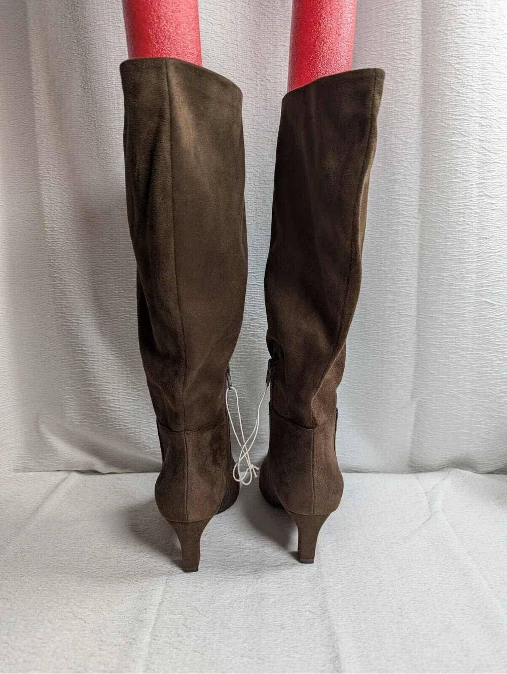 A New Day - Women's - Faux Leather - Zipper Knee Dress Boots Stiletto High Heel